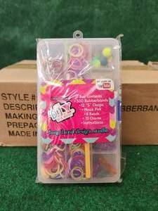 lot 34 image: 2 boxes of 12 rubber band bracelet making kits