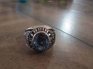 lot 245 image: Seagoville high 1981 silver class ring