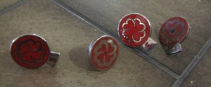 lot 244 image: THR pins qty 4