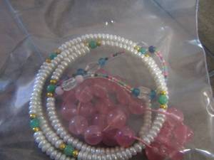 lot 303 image: beaded bracelets