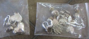 lot 304 image: clip on earrings