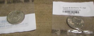 lot 415 image: 1979 D & 1979P SUSAN B ANTHONY DOLLARS  - UNC-60  X $$
