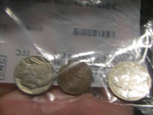 lot 416 image: 1911 liberty v nickels x 2 1937 buffalo nickel x 2, 1905 Indian head penny x2
