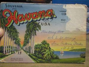 lot 390 image: vintage postcards hauana, cuba
