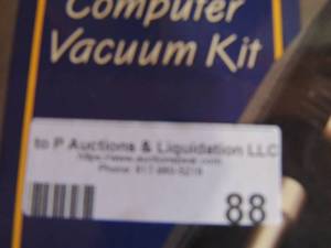 lot 88 image: computer vacuum kit