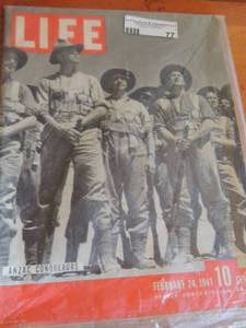 lot 77 image: LIFE , February 24,1941 10 cent yearly subscription paper