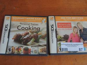 lot 87 image: Nintendo dss 2 cooking top recipe sd cards