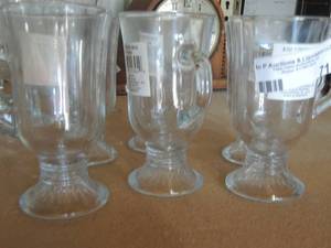 lot 71 image: coffee glass lot qty 6