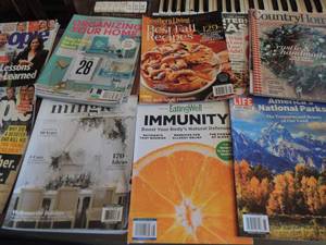 lot 142 image: Christmas - cooking- farm house- magazines NEW OLD STOCK