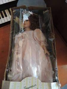lot 184 image: Seymour doll plus doll stand  by Mann