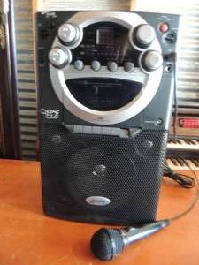 lot 423 image: gpx small kareoke machine with mic