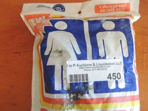 lot 450 image: restop disposable travel toilet