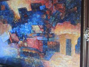 lot 10 image: ART - ACRYLIC   AVANT GARD