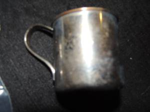 lot 323 image: 1881 WM ROGERS BABY CUP
