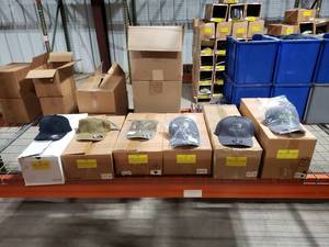 lot 23 image: Large Lot of Hats.  6 Cases Total - BID IS PER CASE
