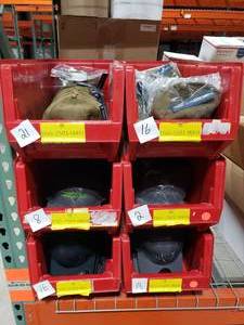 lot 34 image: Large Lot of Hats.  6 Cases Total - BID IS PER CASE.  Bins are NOT Included.
