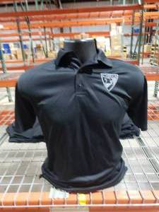 lot 45 image: Lot of Approx 16 DSG Badge Logo 25 Year AnniversaryEO Tech 3-Button Polo Shirts.  Medium (Qty 6) & 2XL (Qty 10)