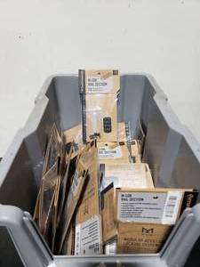 lot 115 image: MAGPUL M LOK 3 Slot Polymer Rail Section - QUANTITY 58 - BID IS TIMES THE QUANTITY