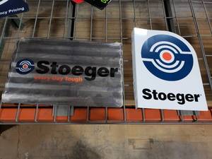 lot 146 image: Lot of 2 Stoeger Signs