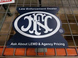lot 147 image: FN Metal Sign