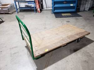 lot 8 image: Uline Industrial Rolling Cart.  Deck Measures 36 x 72
