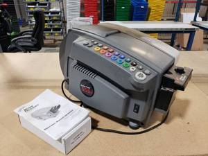 lot 62 image: Better Packages Better Pacl 555e Electronic Tape Dispenser w Automatic Water Applicator & Replacement Heater Assembly