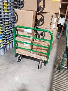 lot 93 image: Uline Industrial Rolling Cart.  Deck Measures 36 x 72