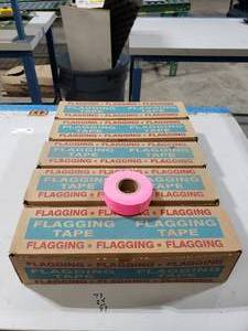 lot 95 image: 5 Boxes of Pink Flagging Tape