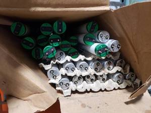 lot 134 image: Box Full of F32T8 Tube Bulbs
