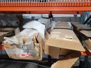 lot 135 image: 2 Boxes of Poly America Clear Polyethylene Sheeting.  Each Box Has a Roll of 40 ft x 100 ft (4,000 sq ft).