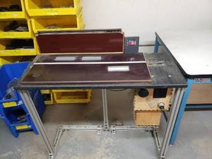 lot 162 image: Shop Made Electric Double Hot Wire PlasticFoam Cutting Machine