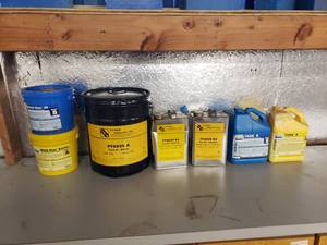 lot 197 image: Lot of Mold Making Resins & Hardeners.  Includes Everything Pictured
