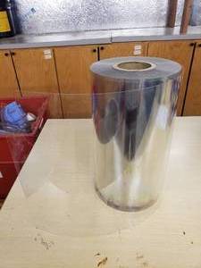 lot 215 image: Large Roll of Clear Lexan Polycarbonate Film