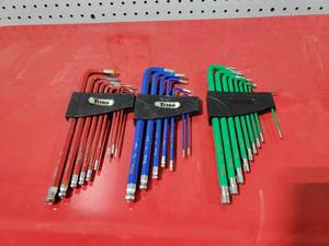 lot 278 image: Titan Star, Metric & SAE Hex Key Sets
