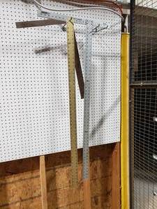 lot 282 image: Lot of 3 Measuring Squares & Measuring Sticks