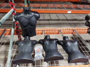 lot 453 image: Lot of 4 Torso Mannequins