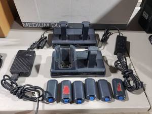 lot 494 image: Lot of 2 Intermec CK70CK71 Docking Stations & Large Quantity of Replacement Batteries.  For Honeywell CK75 Handheld Mobile Computer