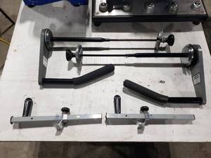 lot 531 image: Lot of Misc Uline Packing Supplies.  Includes 2 Uline H-295 Long Handle Pallet Wrappers & 2 Uline H-101 Carton Sizers