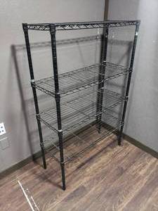 lot 547 image: Black Wire Shelf.  Measures 36 x 54 x 14