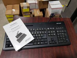 lot 597 image: ID Tech VersaKey Point-Of-Sale Keyboard