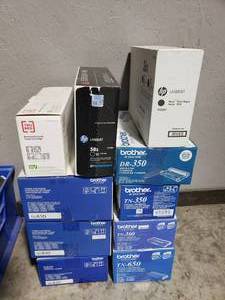 lot 606 image: Large Lot of Printer Cartridges.  Includes Everything Pictured.