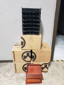 lot 608 image: Large Lot of Office Divider Trays & Pen Holders