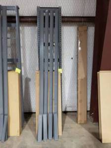 lot 649 image: Industrial Shelving w 4 Adjustable Shelves.  Measures 96 x 96 x 18