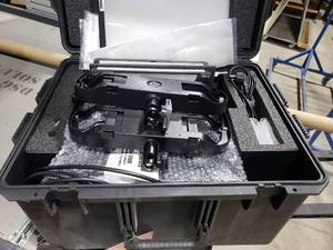 lot 704 image: Litepanels Astra 6x Bi-Color LED Panels w Tripods, Power & Litepanels Branded Pelican Case