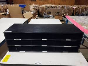 lot 705 image: Uline 9 Compartment Mail Sorter