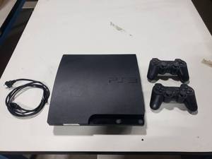 lot 745 image: Sony Playstation 3 w Power Cord & Controllers