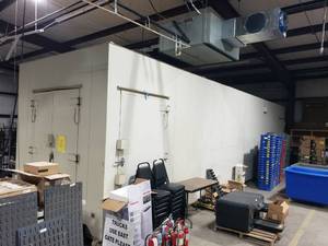 lot 7 image: IS ONE OF THESE ON YOUR CHRISTMAS LIST  US Explosives 40 x 10 x 10 Class 4 Guns & Ammo Vault.  THESE NEW RUN ABOUT $100K  Seller willing to make extended arrangements for removal of this item.
