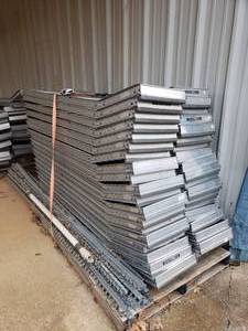 lot 791 image: Pallet of 38 Span Track Conveyor Flow Tracks.  Buyer Takes All