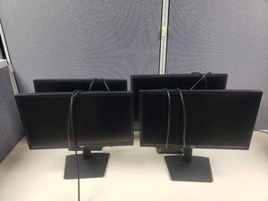 lot 803 image: Lot of 4 Dell Computer Monitors