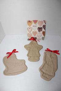 lot 115 image: Brown Bag Cookie Molds - 3 total